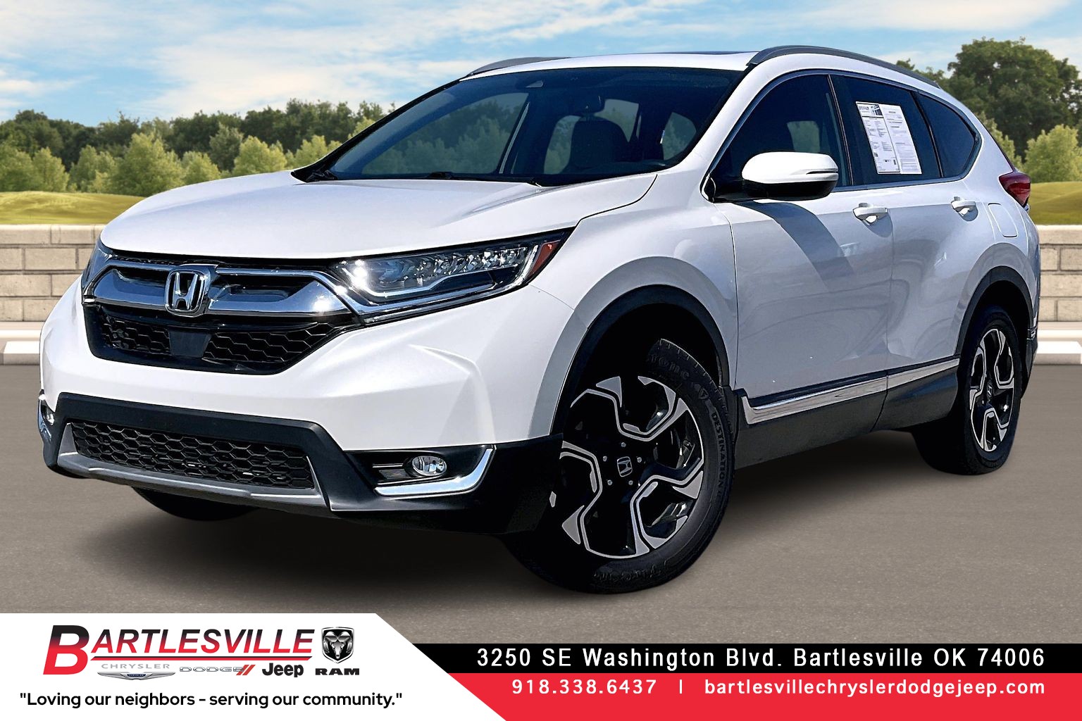 Used One Owner 2019 Honda CR V Touring near Delaware OK